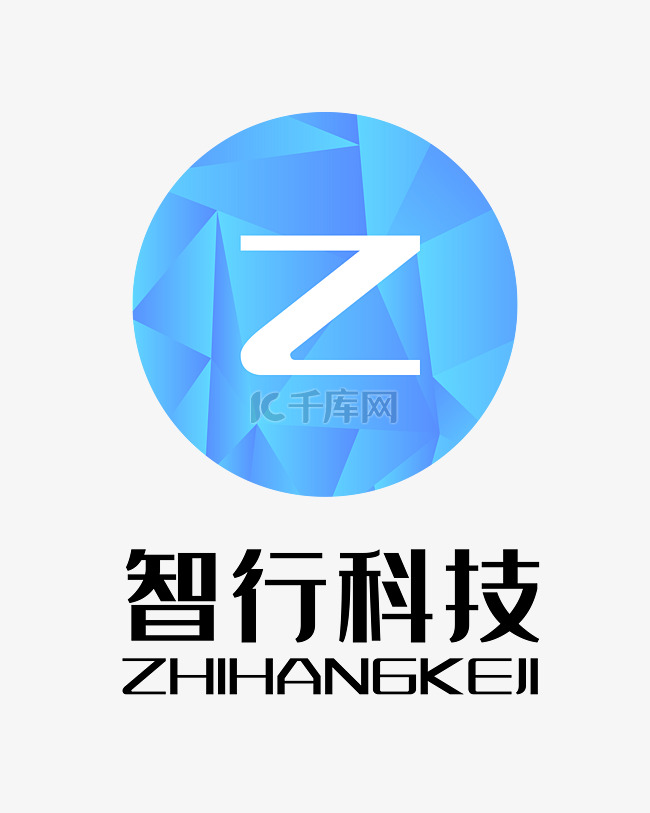 蓝色的科技LOGO