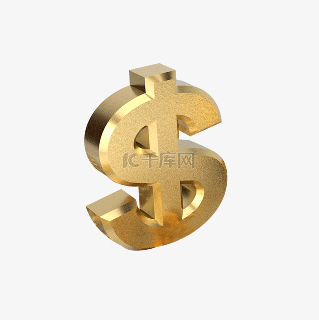 金色创意圆弧金币符号元素