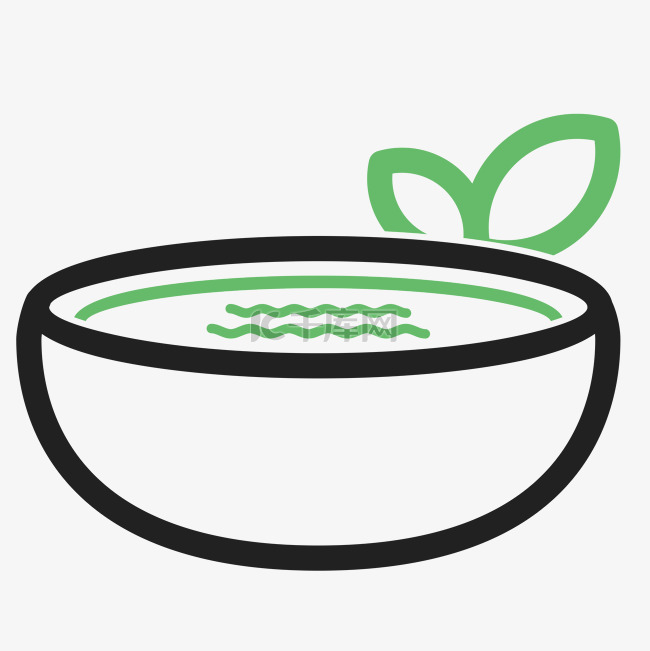 一碗汤食物图标