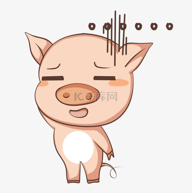 小猪无语表情包