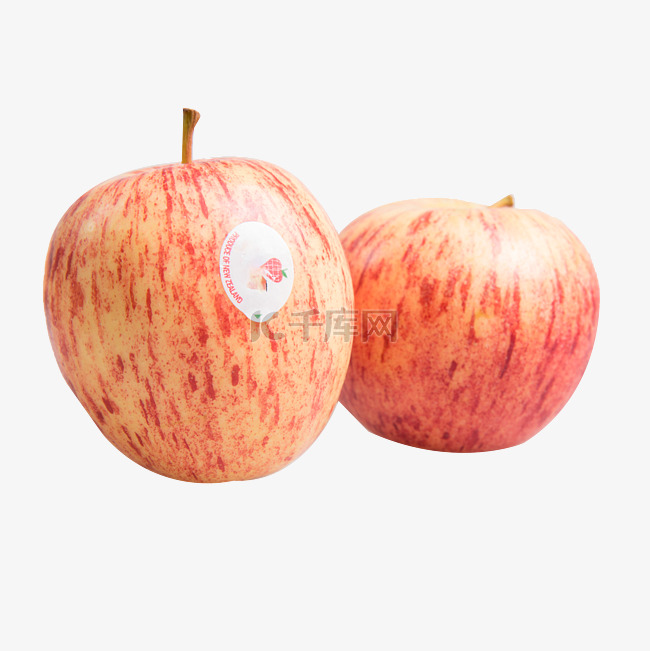 红色条纹苹果水果健康