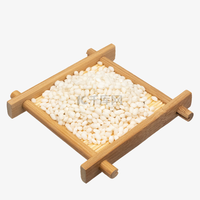 一架谷类食物白米