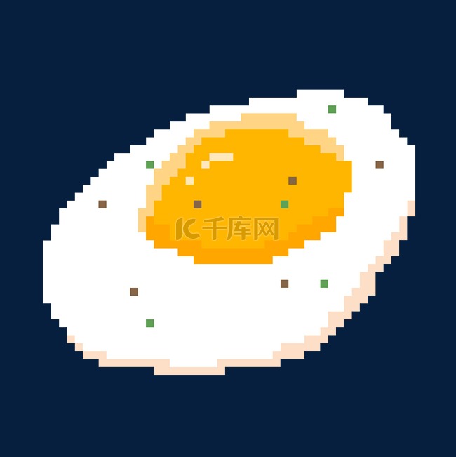 圆形鸡蛋装饰插图