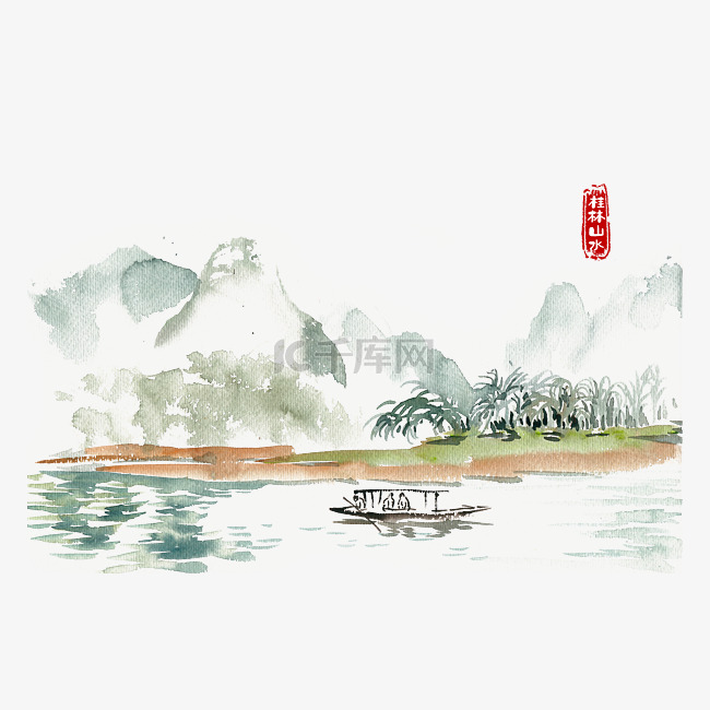 旅游桂林山水