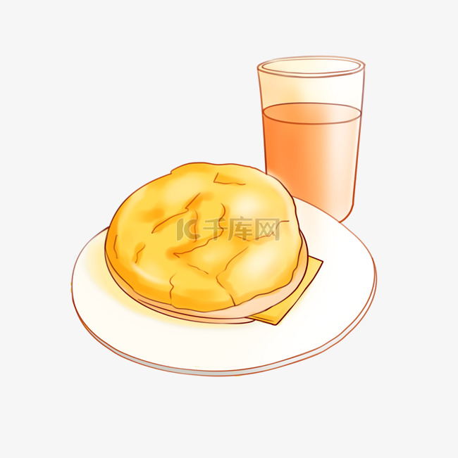 港式菠萝油奶茶套餐