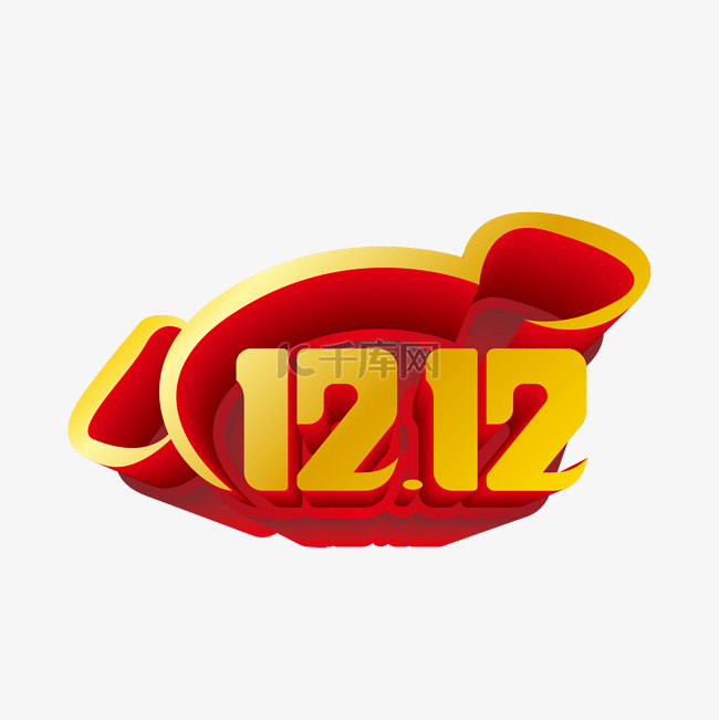 双12京东金属立体LOGO