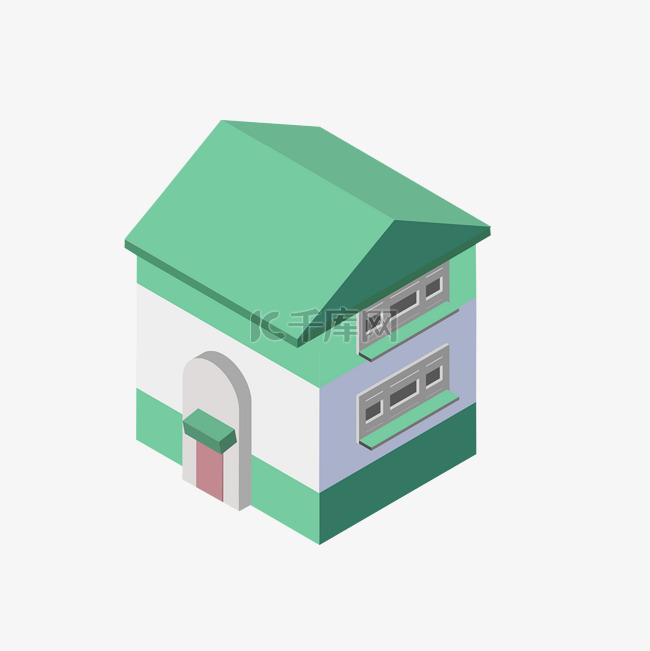 绿色的小房子