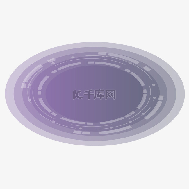 紫色科技装饰