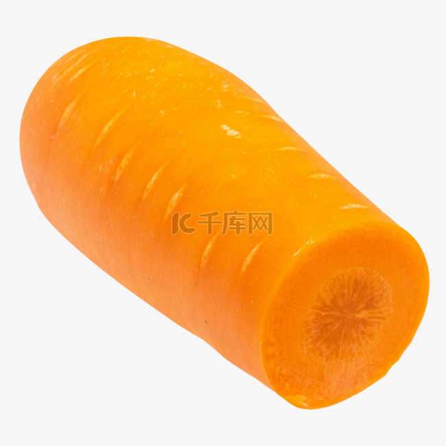 橙色切片胡萝卜