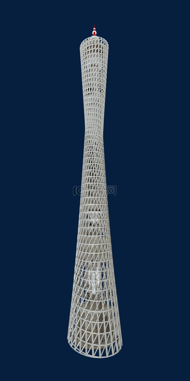 广州塔模型