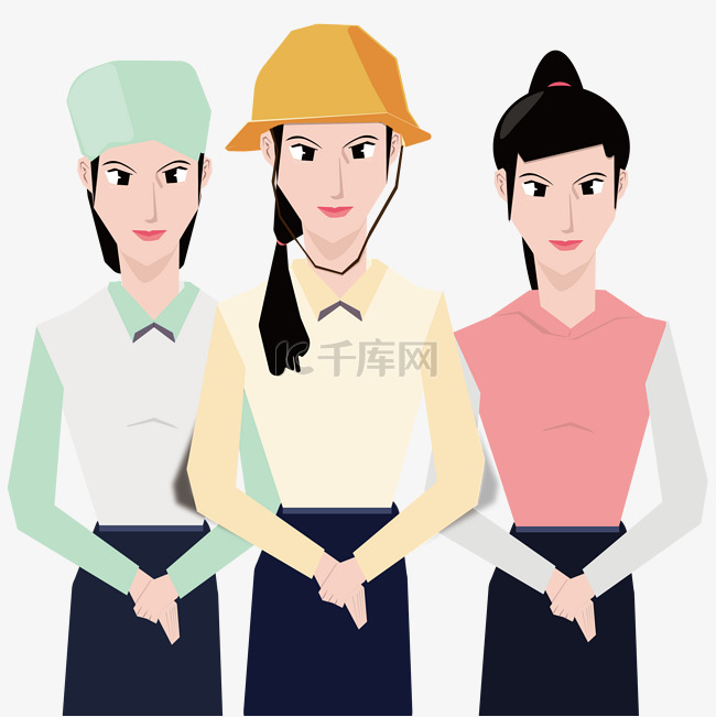 女性劳动人民形象