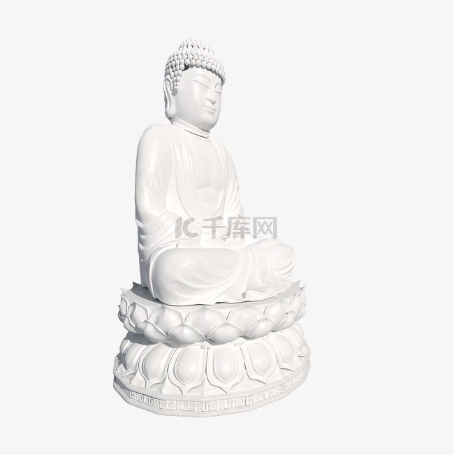 立体佛祖塑像