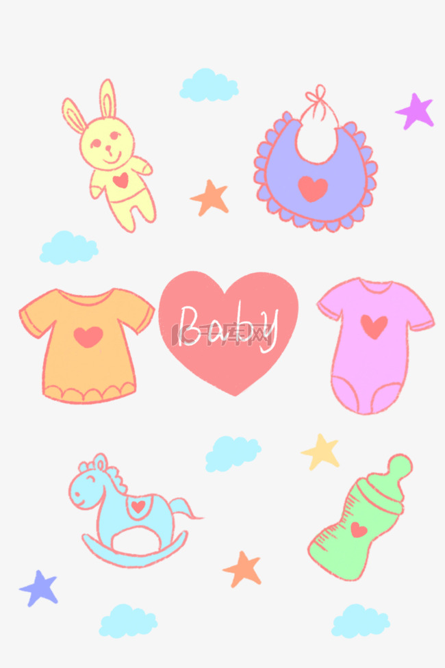 婴儿衣服用品
