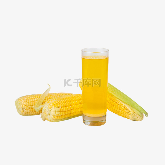 黄色玉米果蔬汁