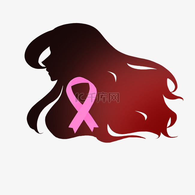女性乳腺癌标识