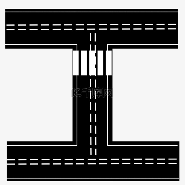 h形交通公路道路元素