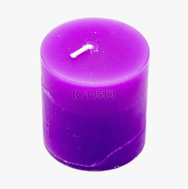 紫色香薰蜡烛