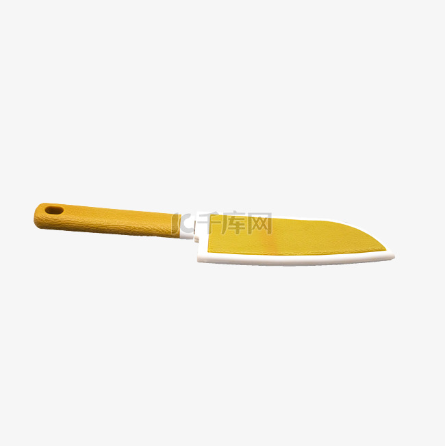 黄色皮质水果刀