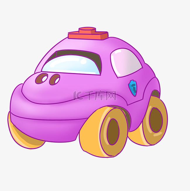 紫色飞机儿童玩具