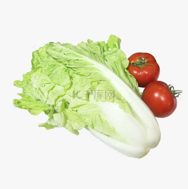 大白菜西红柿蔬菜组合