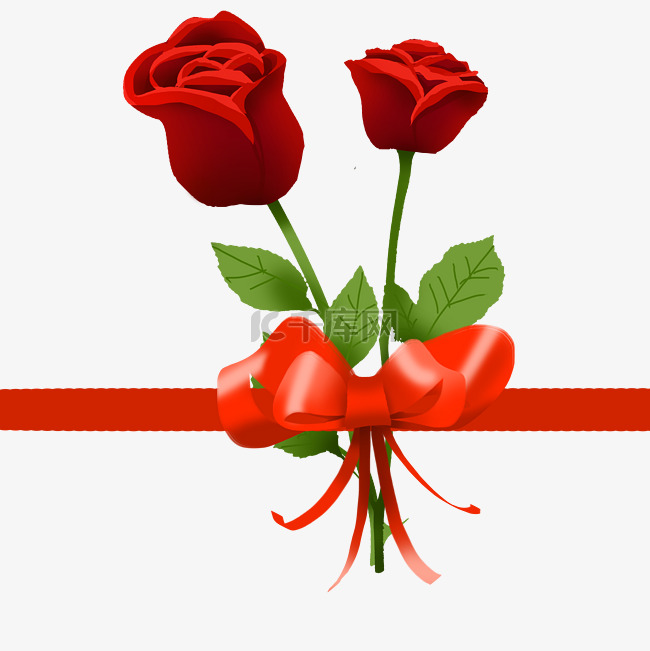 情人节红玫瑰花束