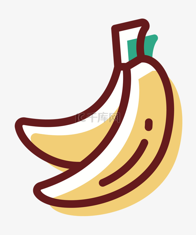 水果香蕉图标