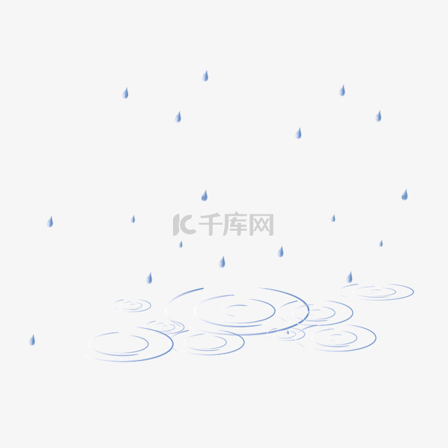 正在下雨