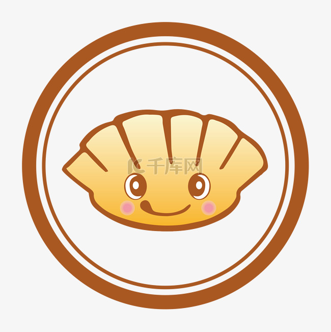 美食饺子logo