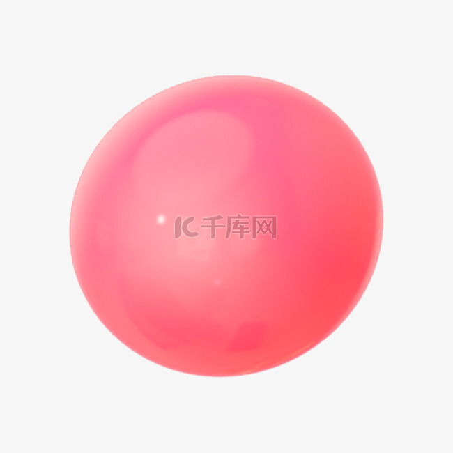 粉色气球免扣png