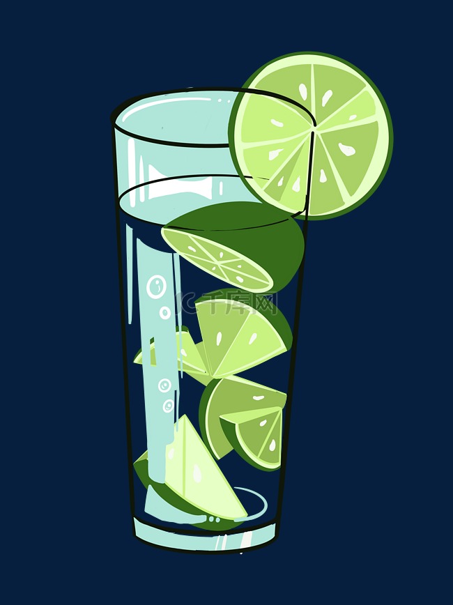 杯装绿色柠檬汁