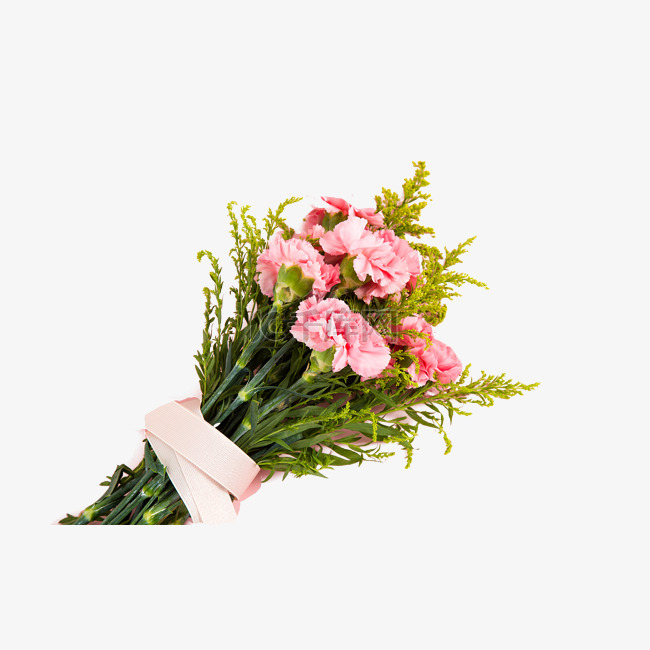 粉红康乃馨花卉花束
