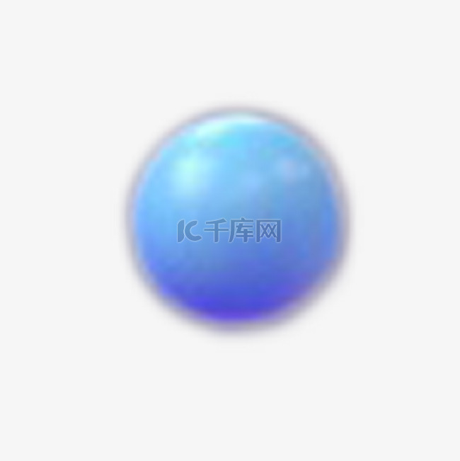 蓝色圆形球体下载