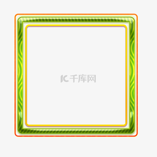 糖果卡通风格游戏边框弹框