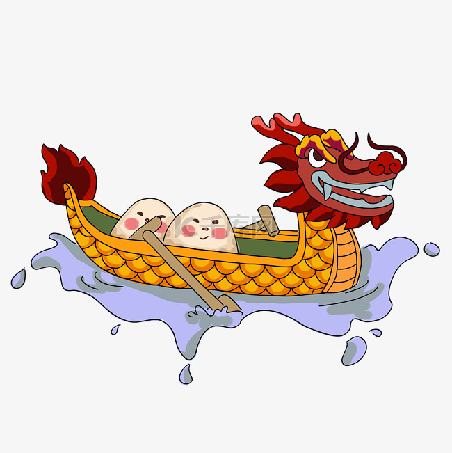 端午节粽子赛龙舟