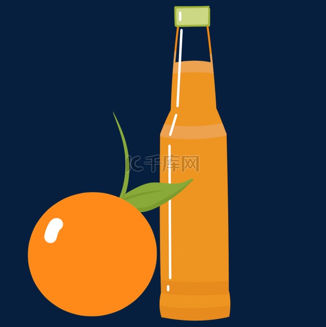 夏季橙汁饮料