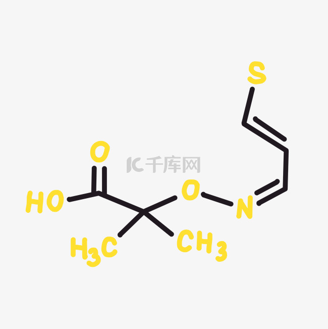 黄色分子结构式