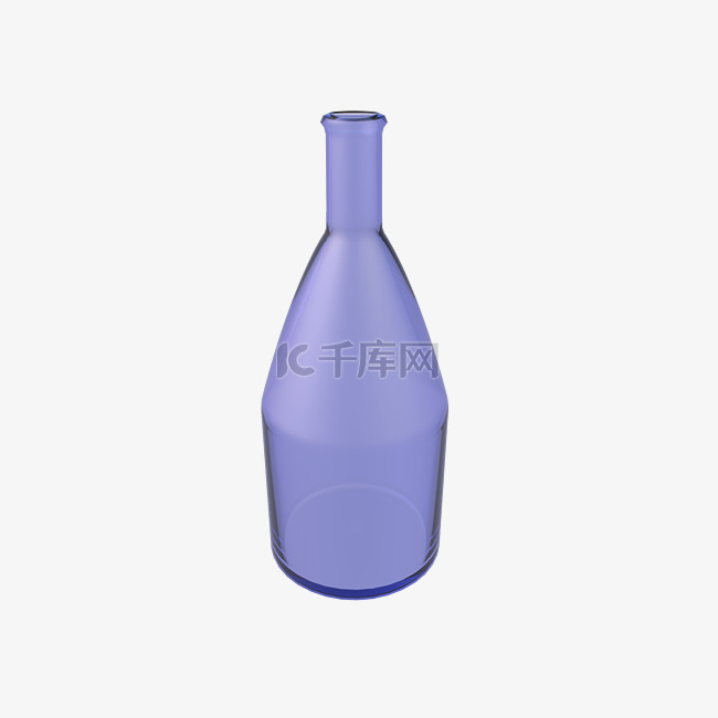 精美紫色玻璃瓶