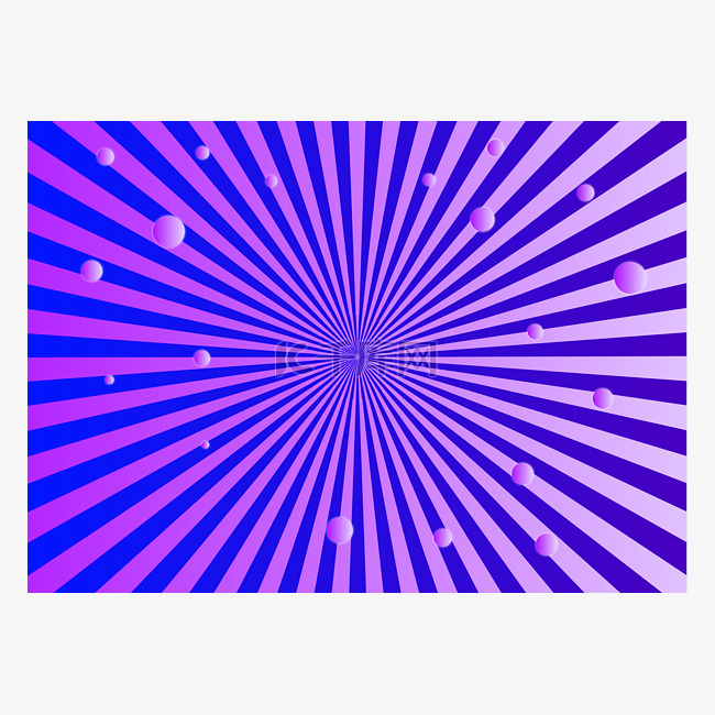 紫色放射线线条