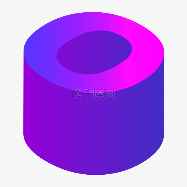 紫色圆弧主机元素