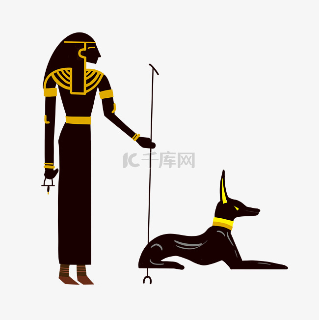 女性埃及人像