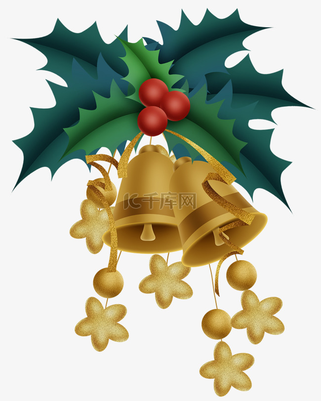 圣诞树装饰铃铛