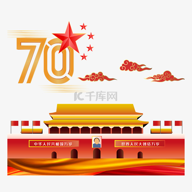 天安门庆祝70年