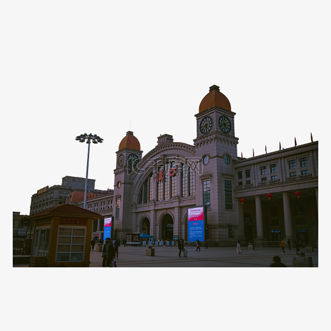 武汉城市建筑广场汉口火车站