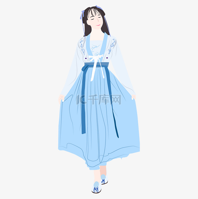 美女汉服妆