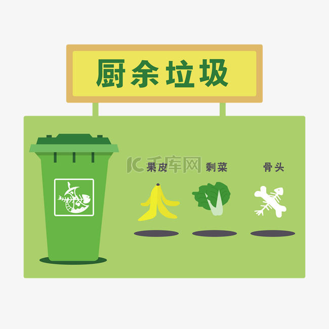 厨余垃圾素材图片免费下载-千库网