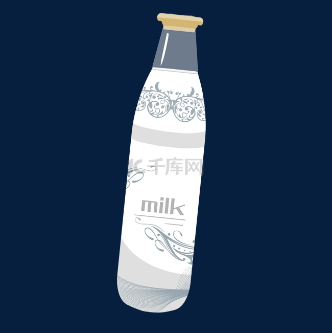 营养瓶装牛奶