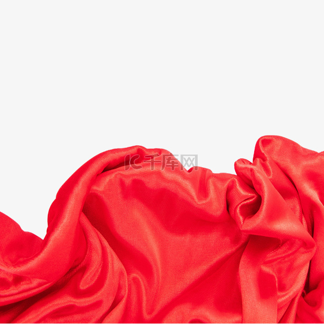 红色丝滑丝绸
