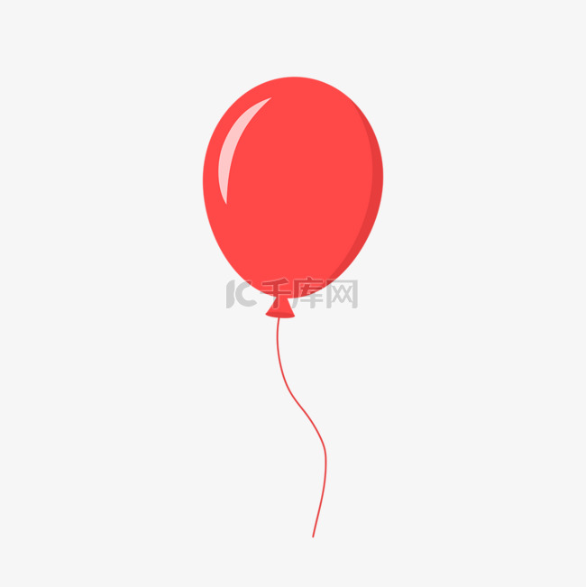 卡通红色生日宴会气球