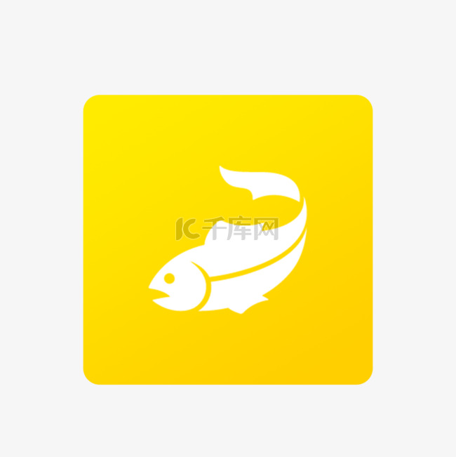 黄色鱼儿图标下载