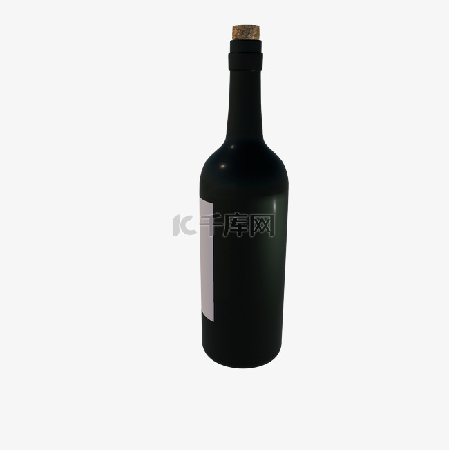 红酒酒瓶